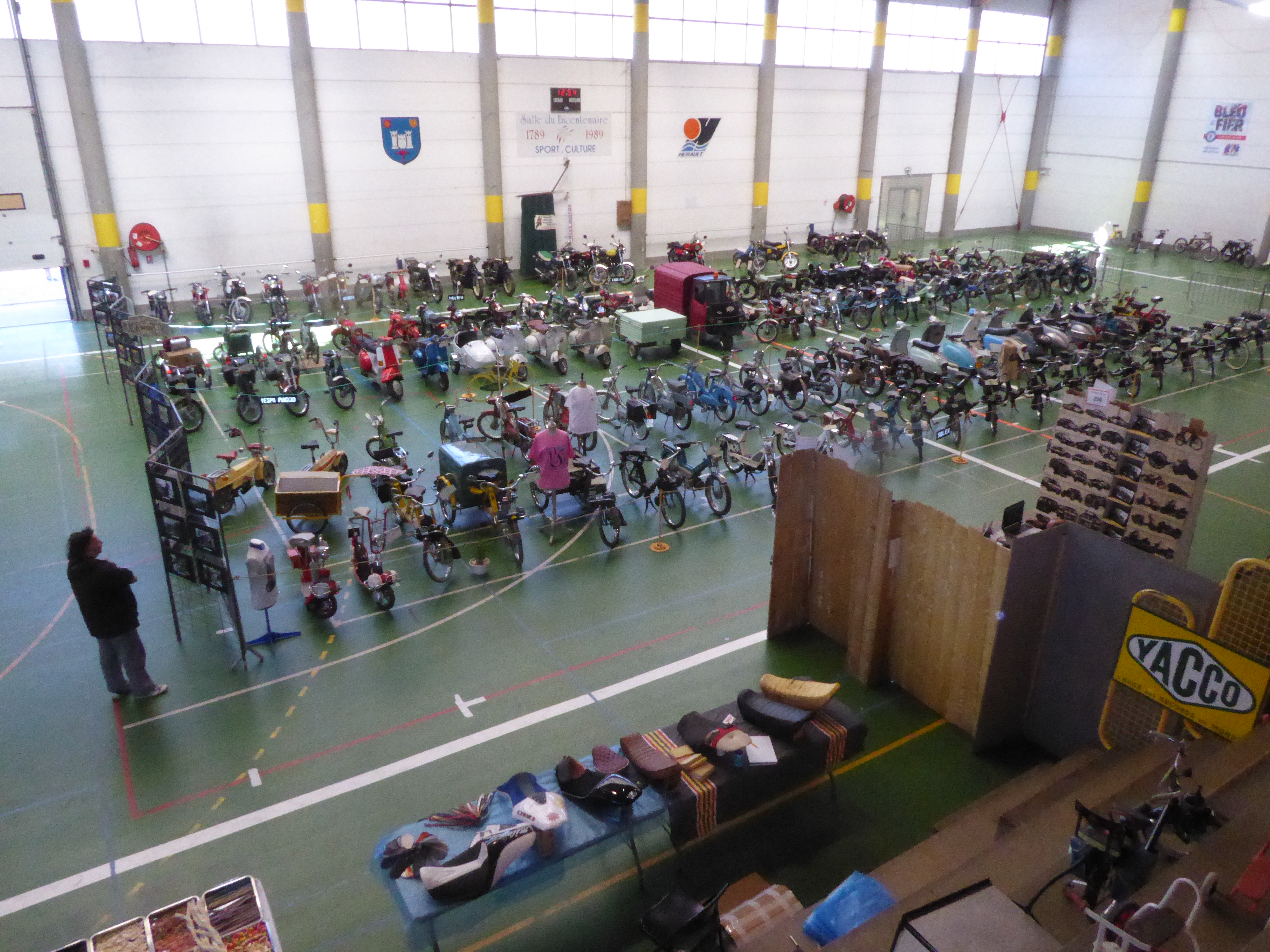 cyclos motos rétro Pignan 2018